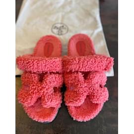 Hermès-Sandals-Coral