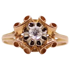 Autre Marque-Years ring 40 openwork yellow gold 750%O-Gold hardware