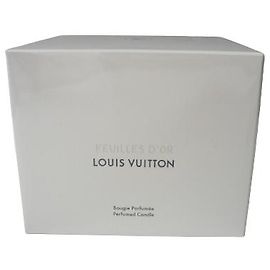 LOUIS VUITTON Vela perfumada de lujo nueva en blister Blanco