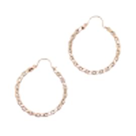 Autre Marque-Yellow gold twisted hoop earrings 750%O-Gold hardware