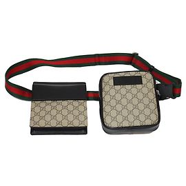 Gucci Sacs Porte-documents Marron Beige