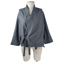 Kenzo Kimono Blazer Grau Grau