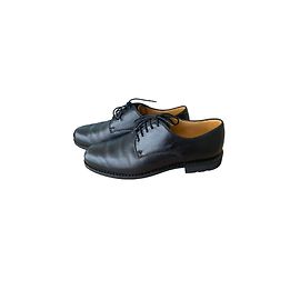 Derby stringate vintage 70/80s Paraboot 4,5 (37,5) Pelle nera Nero