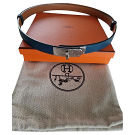 Hermès Cinto kelly Azul