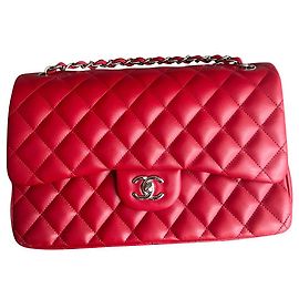 Chanel sac Classique Timeless Jumbo Rouge