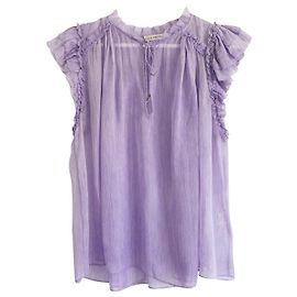 Ulla Johnson silk blouse Purple