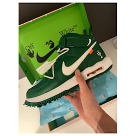 Autre Marque-Air Force 1 Mid "Pine Green"-Green