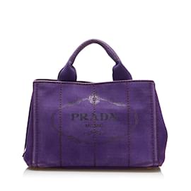 Prada-Canapa Logo Handbag B2439g-Purple