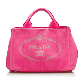 Prada-Canapa Logo Handbag B2439g-Pink