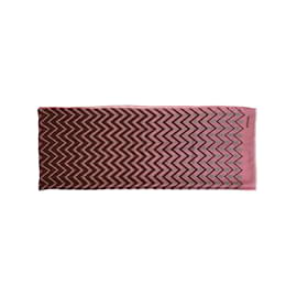 Missoni-Missoni Pink Brown Chevron Pattern Scarf-Multiple colors