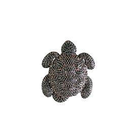 Autre Marque Begüm Khan Schildkrötenbrosche Grün