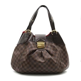 Louis Vuitton-Damier Ebene Sistina GM N41540-Brown