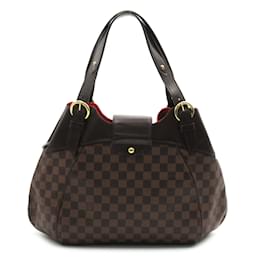 Louis Vuitton-Damier Ebene Sistina GM N41540-Brown