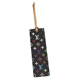 Louis Vuitton-LOUIS VUITTON Monogram Multicolor Bookmark Black M99197 LV Auth 39159-Black