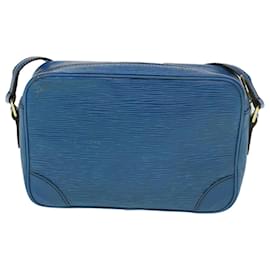 Louis Vuitton-LOUIS VUITTON Epi Trocadero 23 Shoulder Bag Blue M52305 LV Auth 39107-Blue