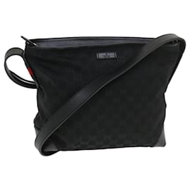 Gucci-gucci GG Canvas Shoulder Bag black 337598 Auth yk6342-Black
