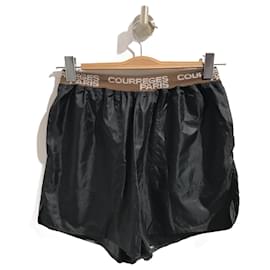 Courreges-COURREGES  Shorts T.International S Polyester-Black