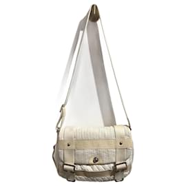 Chanel-CHANEL  Handbags T.  Cloth-Cream