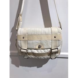 Chanel-CHANEL  Handbags T.  Cloth-Cream
