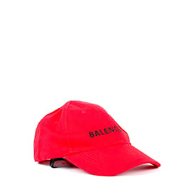Balenciaga-BALENCIAGA Hüte T.cm 58 Baumwolle-Rot