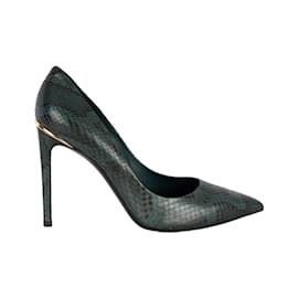 Louis Vuitton-Louis Vuitton Snakeskin Eyeline Pumps-Green