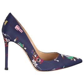 Gianvito Rossi Silk Printed Pumps Multiple colors