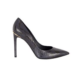 Louis Vuitton Snakeskin Eyeline Pumps Roxo