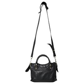 Balenciaga-Balenciaga Giant 12 Mini City Tote in Grey Leather-Grey