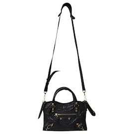 Balenciaga-Balenciaga Giant 12 Mini City Tote in Grey Leather-Grey