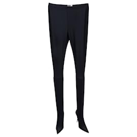 Balenciaga-Pantalones Balenciaga de poliamida negra-Negro
