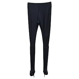 Balenciaga-Pantalones Balenciaga de poliamida negra-Negro