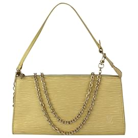 Louis Vuitton-Louis Vuitton pochette accessories crossbody bag-Yellow