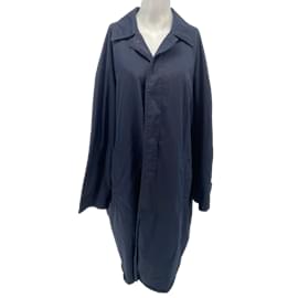 Balenciaga-BALENCIAGA  Coats T.fr 46 Polyester-Navy blue