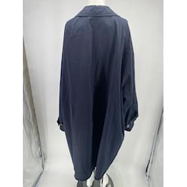 Balenciaga-BALENCIAGA  Coats T.fr 46 Polyester-Navy blue