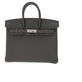Hermès HERMES BIRKIN 25 Cinza