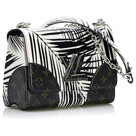 Louis Vuitton-Louis Vuitton Black Monogram Infrarouge Palm Twist MM-Black