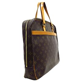 Louis Vuitton-Louis Vuitton Brown Monogram Porte-Documents Pegase-Brown