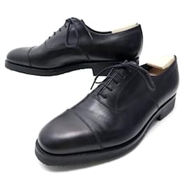 JM Weston-JM WESTON SHOES 300 7.5D 41.5 ORANGE STRAIGHT TOE BLACK SHOES-Black