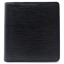 Louis Vuitton-NEW LOUIS VUITTON SLENDER WALLET IN BLACK EPI LEATHER WALLET CARD HOLDER-Black