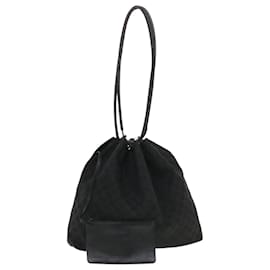 Gucci-gucci GG Canvas Shoulder Bag black 90640 002404 auth 39133-Black