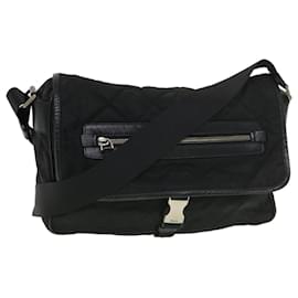 Prada-PRADA Shoulder Bag Nylon Black Auth ar9170-Black