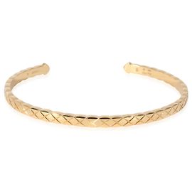 Bracciale Chanel Coco Crush in 18K oro giallo Argento Metallico