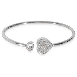 Chopard Happy Heart Diamantarmband in 18K Weißgold 0.45 ctw Silber Metallisch