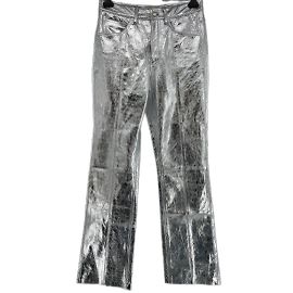 ZADIG & VOLTAIRE Pantalone T.fr 38 vacchetta Argento