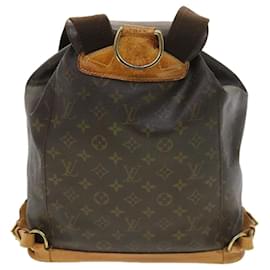 Louis Vuitton-LOUIS VUITTON Monogram Montsouris GM Backpack M51135 LV Auth 39264-Monogram