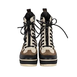 Louis Vuitton-Louis Vuitton Laureate Platform Desert Boots-Multicolore
