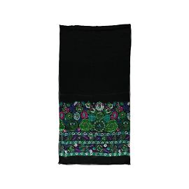 Bufanda de seda con estampado floral de Roberto Cavalli Multicolor