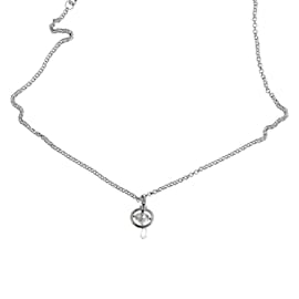 Vivienne Westwood-Collar con gota de cristal de orbe de Vivienne Westwood-Plata
