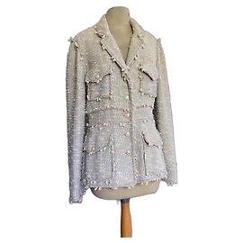 Chanel Resort-Jacke 2007 Hellblau