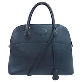 Hermès-Hermes Bolide-Navy blue